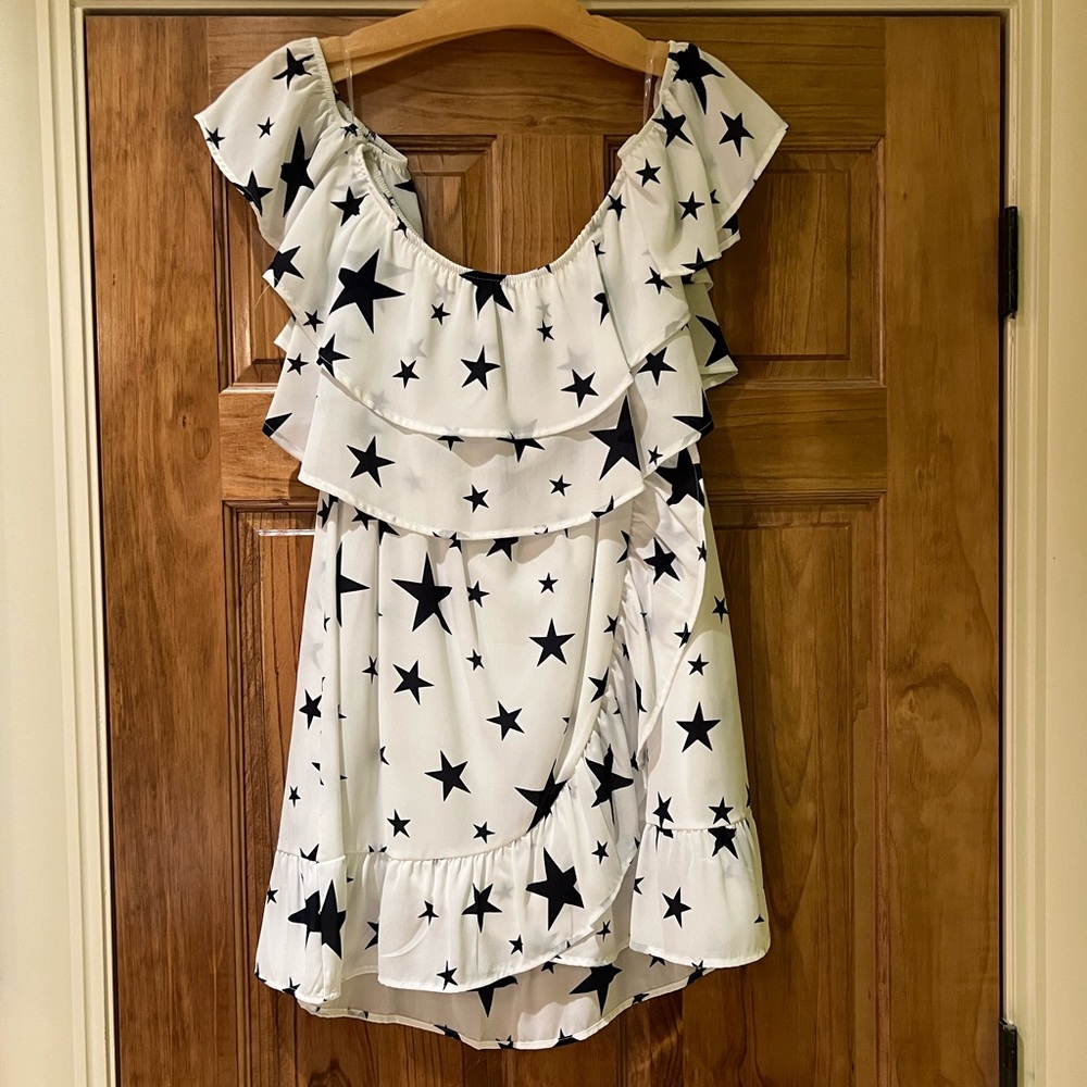 Peach Love Star Dress